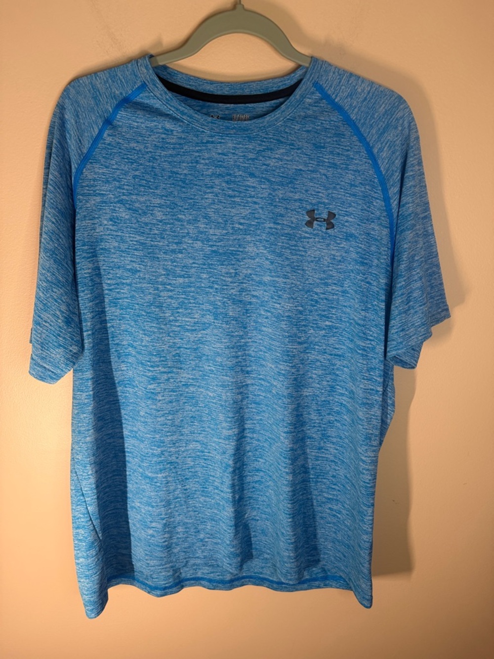 Under Armour Blue Heather Short Sleeve Performance Tee